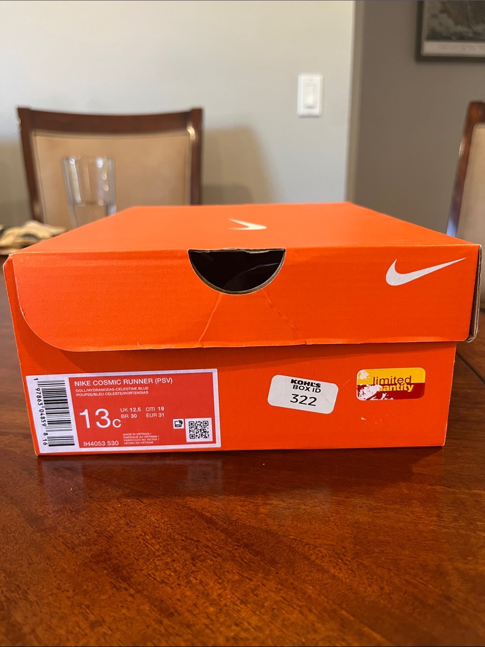 Nike Kids Lavender Velcro Athletic Sneakers - Picture 9 of 10